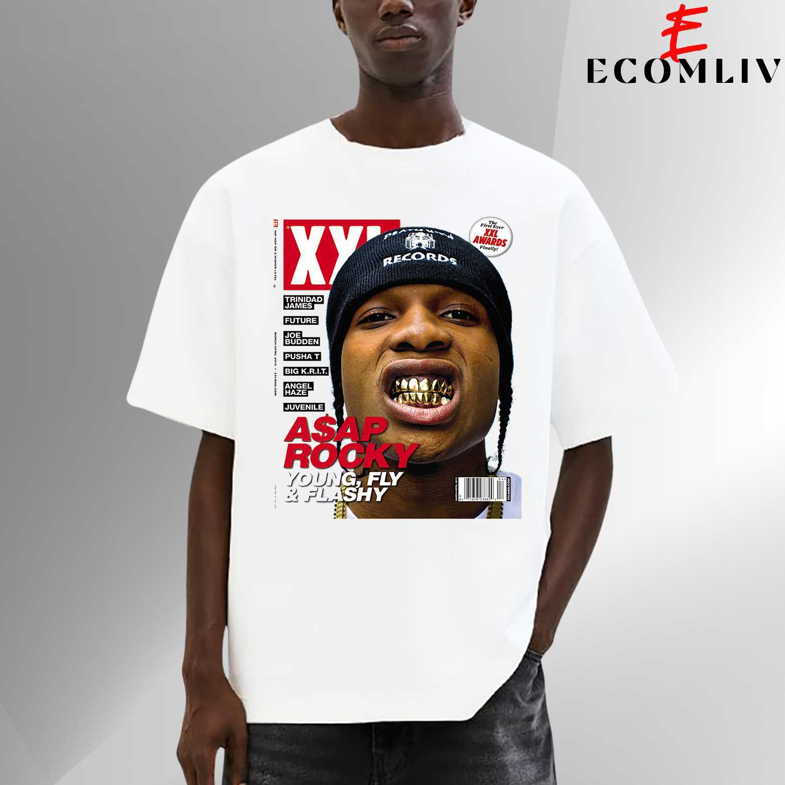 Asap Rocky Graphic Tee, Rap Star Shirt, Concert Merch
